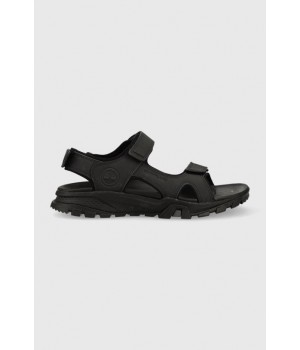 Кожаные сандалии Timberland Lincoln Peak мужские цвет чёрный TB0A5T5G0151