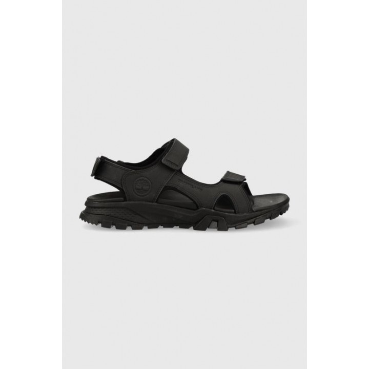 Кожаные сандалии Timberland Lincoln Peak мужские цвет чёрный TB0A5T5G0151