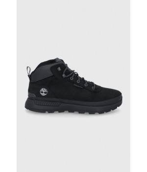 Кожаные ботинки Timberland Field Trekker Mid мужские цвет чёрный TB0A1ZPU0151