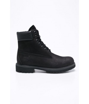 Замшевые ботинки Timberland 6" Premium Boot мужские цвет чёрный TB0100730011 TB0100730011-Black.Nubu