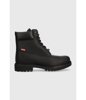 Кожаные ботинки Timberland 6in Premium Boot мужские цвет чёрный TB0A5V4W0011