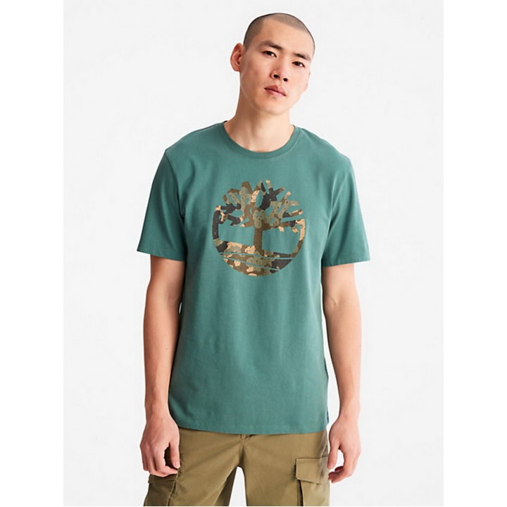 Timberland CAMO-LOGO - Футболки TB0A2MVZCL6