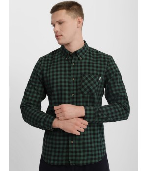 Timberland Back River Brushed-Cotton Check - Рубашка с длинным рукавом TB0A2BJVJ76