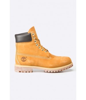 Зимові черевики Timberland 6" Premium Boot чоловічі колір коричневий злегка утеплений TB0100617131 10061-Wheat