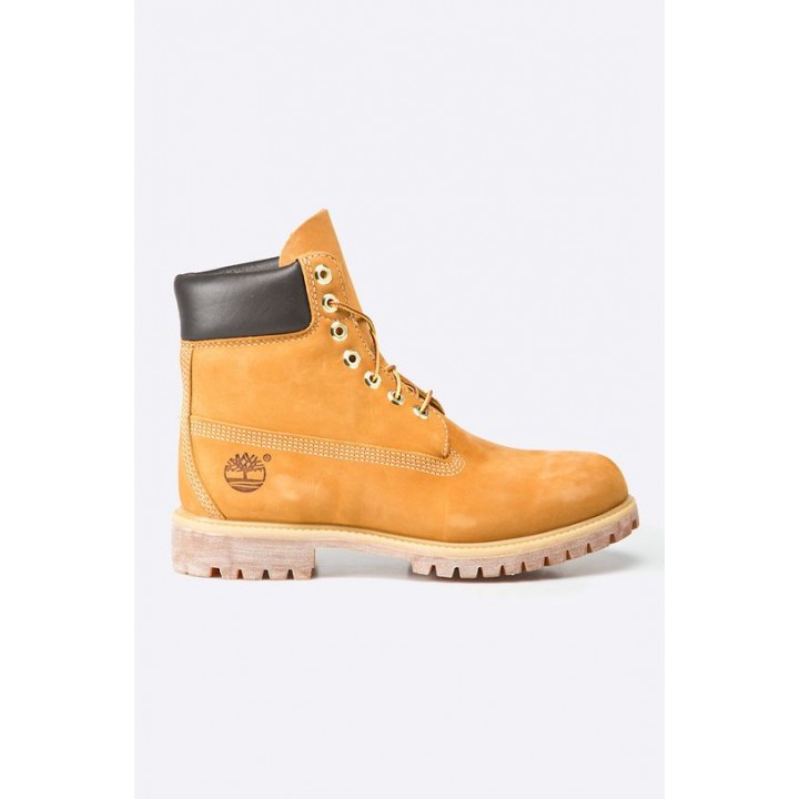 Зимові черевики Timberland 6" Premium Boot чоловічі колір коричневий злегка утеплений TB0100617131 10061-Wheat